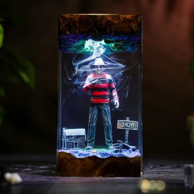 Handcrafted Horror-Inspired Epoxy Resin Display – Premium Collectible Desk Decor Oz Pet Hub
